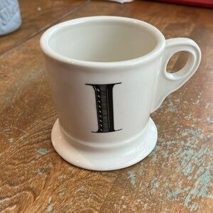 Anthropologie initial mug I